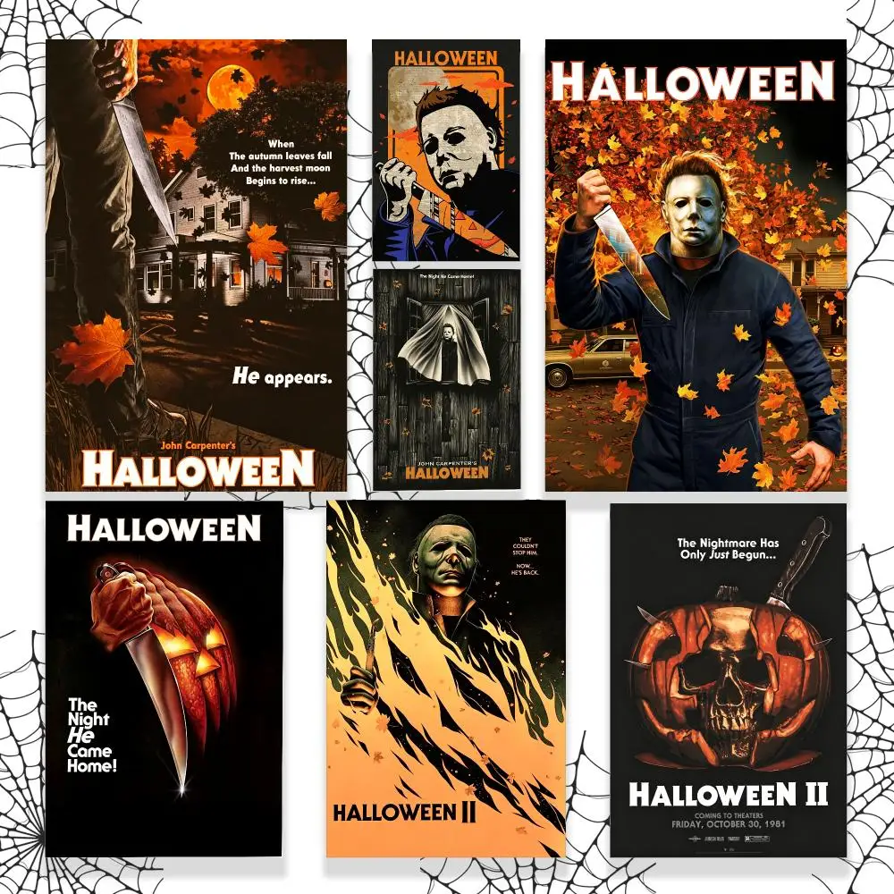 Movie Michael Myers Halloween Graphic Wall Art Poster HD Waterproof PP Paper Print for Bedroom Living Room Office Decor Gift
