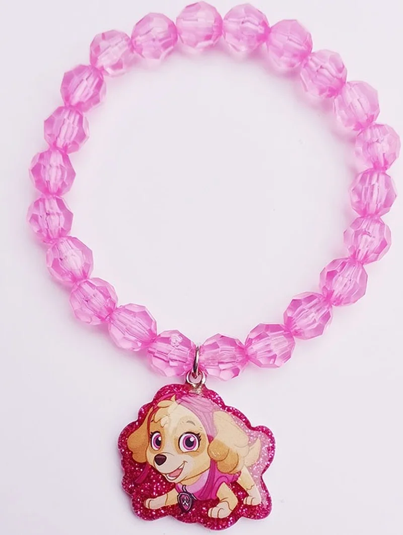 Paw Patrol New Skye Everest Dog Bracelets for Children Girls Cartoon Anime Puppy Fashion Jewelry Kid Girl Jewelry & Accessories