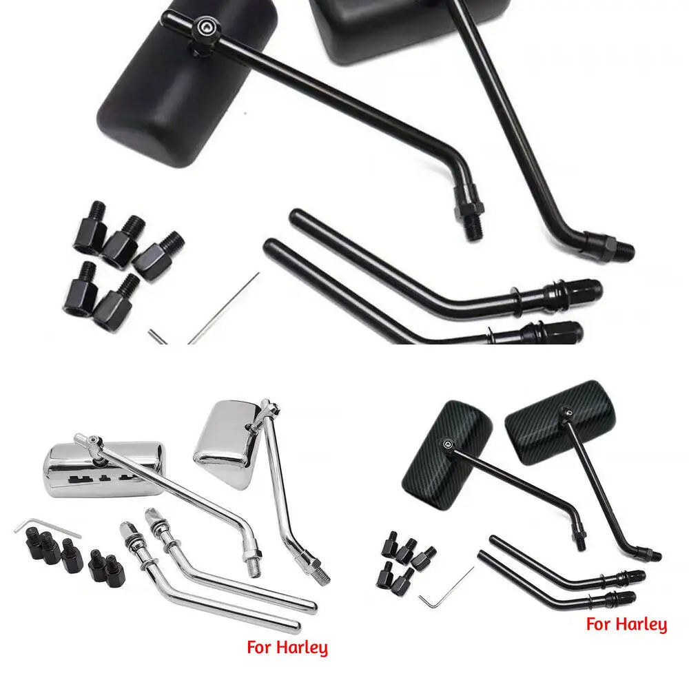 

Зеркала для электровелосипеда Cafe Racer, универсальные зеркала заднего вида, скутер, мотоцикл, регулируемое для Harley Davidson 883, туристическое боковое зеркало