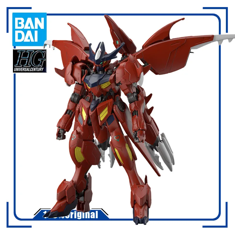 

Bandai HG 1/144 ASW-G-08A GUNDAM BUILD METALVERSE Gundam Amazing Barbados Lupus Assembly Model Action Toy Figures Gifts