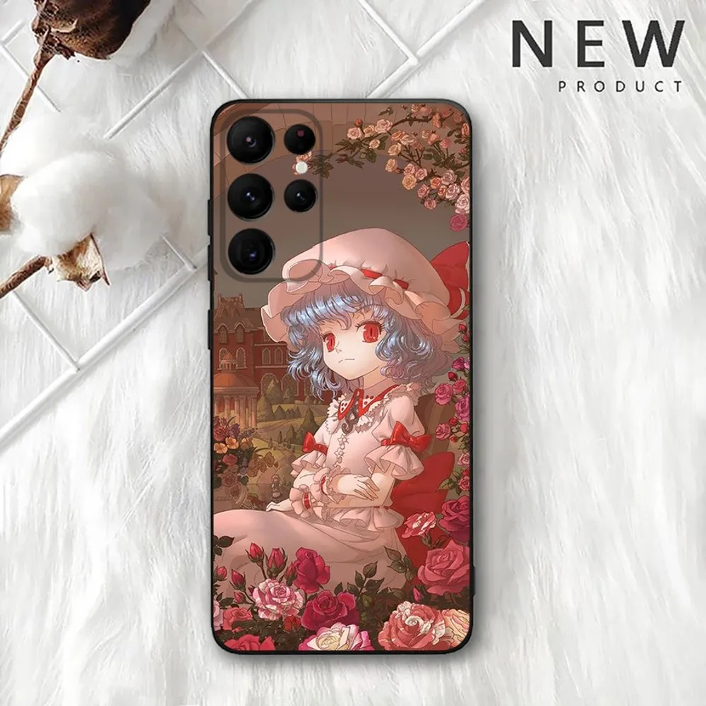 Flandre Scarlet T-TouHou Project  Phone Case For Samsung Galaxy A20,A21s,A22,A31,A32,A52,A53,A72,73,A80,A91 Soft Black Cover