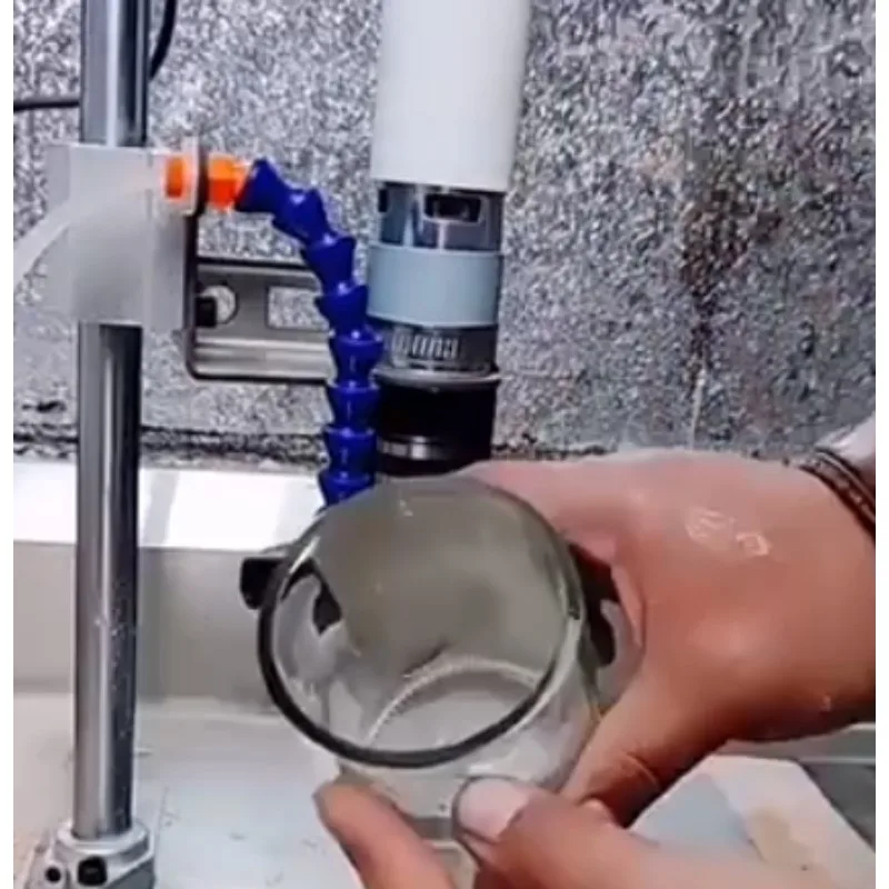 Electric Bottle Cutter Machine Desktop Mini Glass Ceramic Cutter For DIY Home Use Flower Pot Making Grinding Drilling Tool