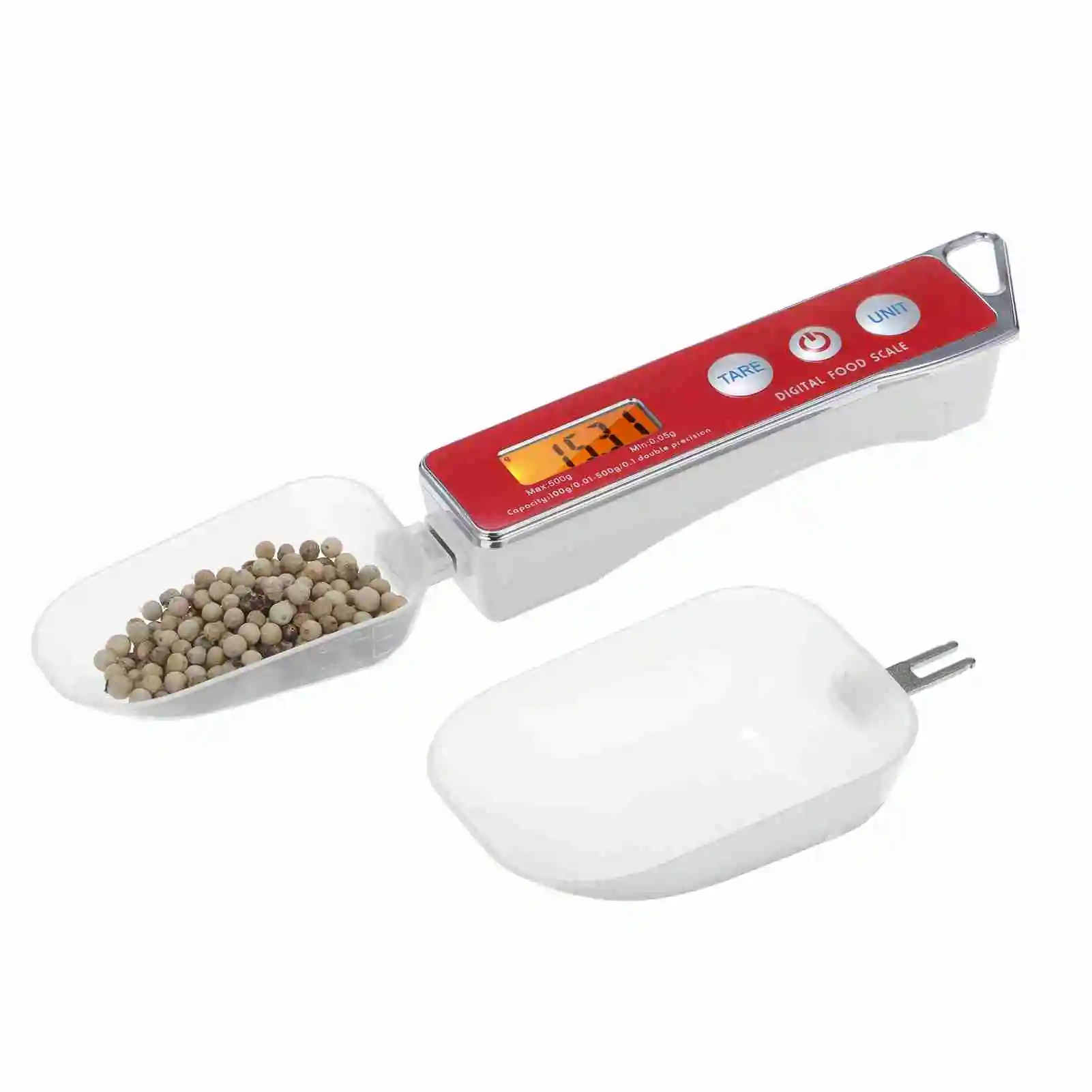Balance à cuillère numérique balance à cuillère à mesurer électronique balance à cuillère de cuisine domestique balance alimentaire avec fonction Tare capacité 0.05g