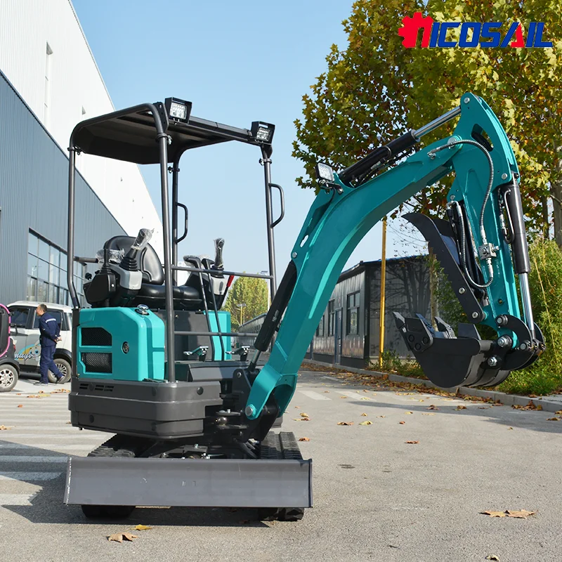 

Free Shipping 1.8 Ton For Engine Mini Excavator 2 Ton Digger For Farm Use Small Excavator Machine