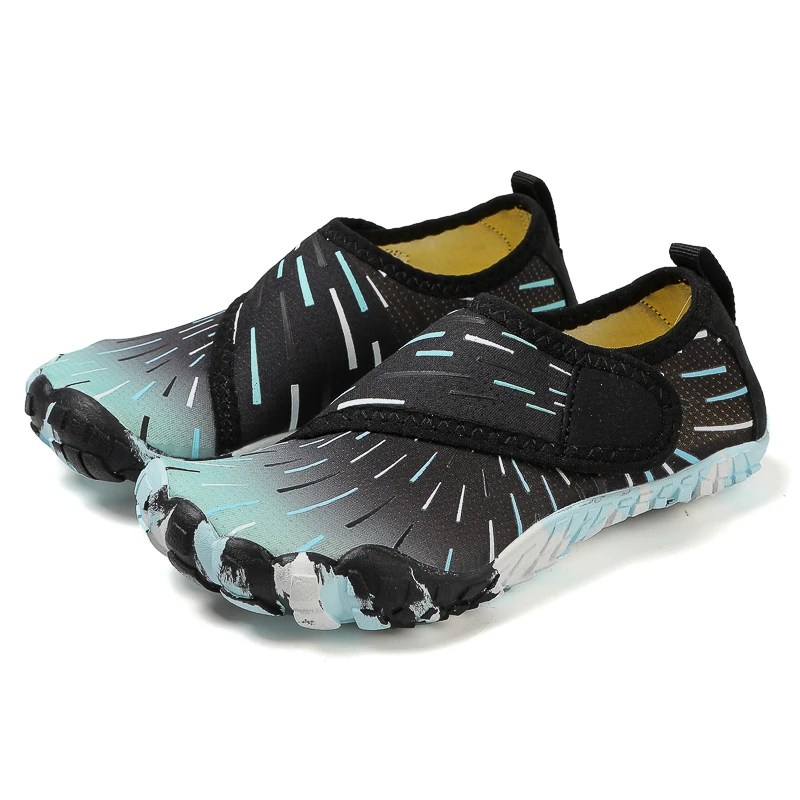 New Pupil Summer Camp Aqua Shoes Family Vacation Barefoot Quick-Dry Diving Wading Shoes KID Beach Swimming Shoes 29-38#