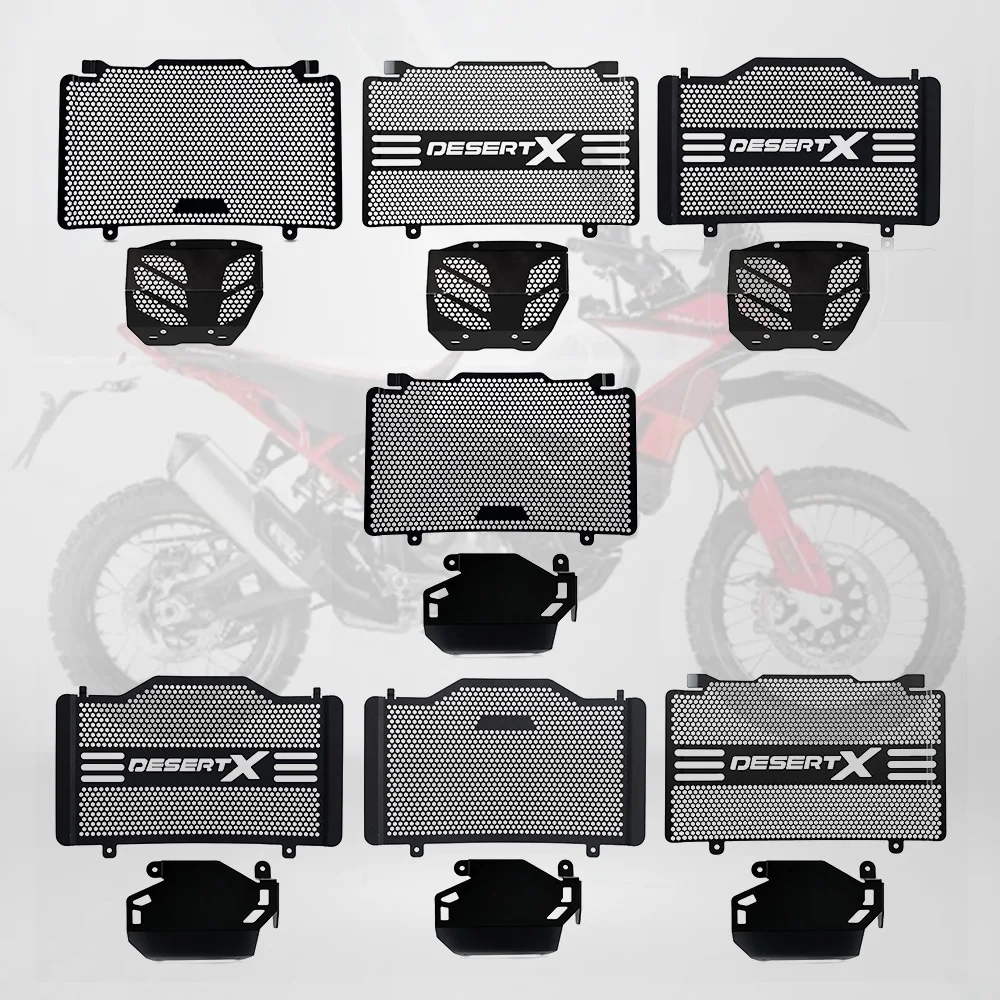 

For Ducati Desert X/Rally 2022 2023 2024 2025 DesertX Motorcycle Radiator Protector Guard And Cylinder Head Guard Complete Set