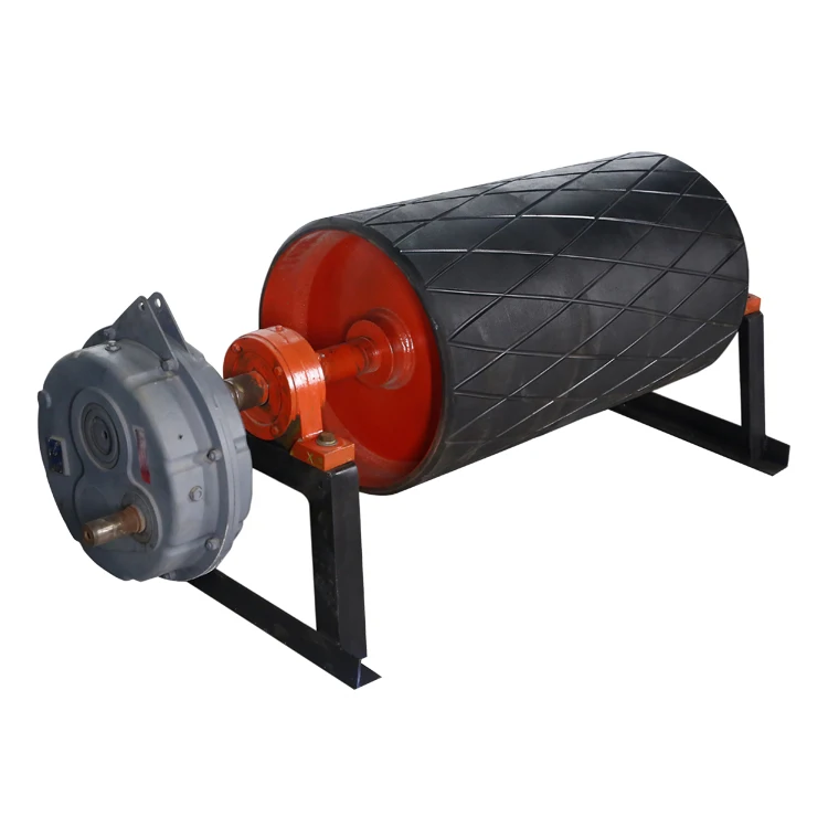 

Rubber Belt Conveyor Electric Drive Head Pulley
