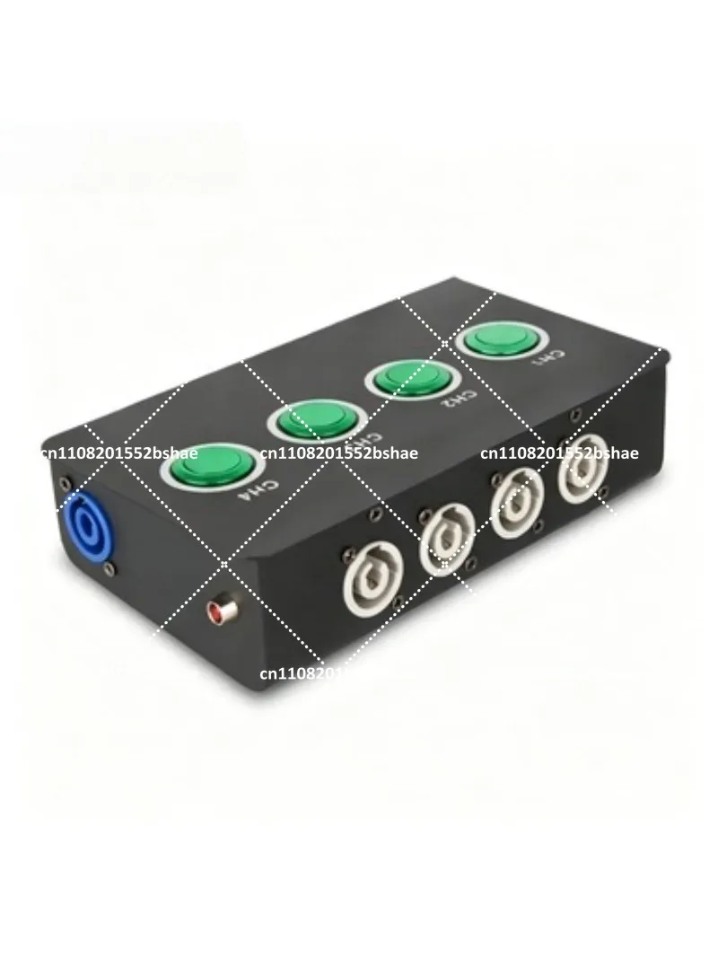 Single Trigger Pull Box DJ Stage Light Controller 4 Channels Mini Power with Red Soloflash Button Effect Console