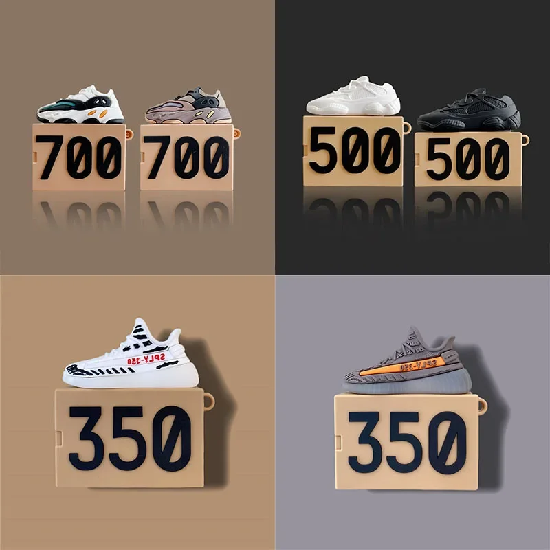 Беспроводные Bluetooth-наушники 3D для спортивной обуви, аксессуары для apple AirPods 3-го поколения, силиконовые аксессуары для AirPods 1/2/3 Pro, зарядное устройство