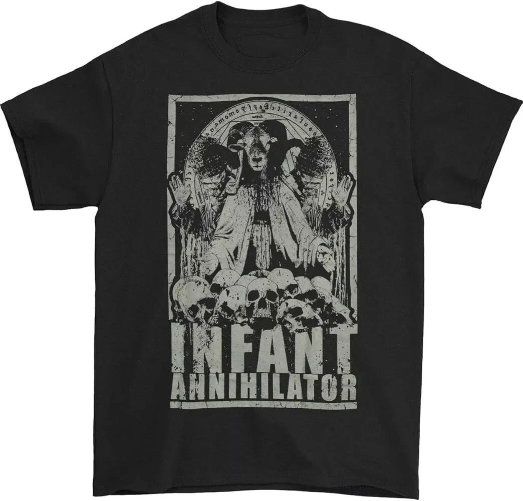 New Arrival Mens Clothes Tee Shirt Homme Graphic T-Shirts Men Tshirt for Men Ropa Hombre Infant Annihilator Band Music Lover