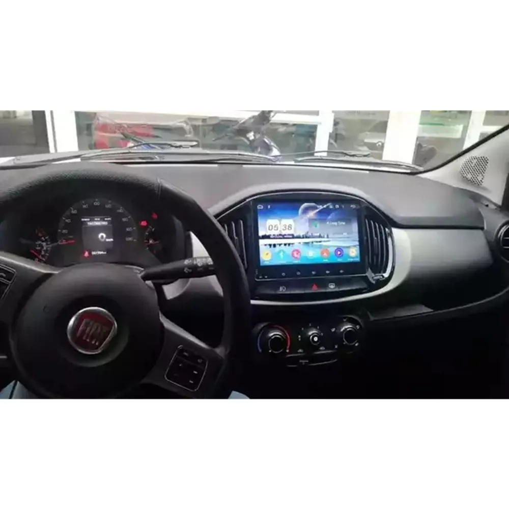 9 "8 Core أندرويد 14 MT8667 8 + 256G سيارة مشغل وسائط متعددة لشركة فيات Uno 2014-2017 الصوت راديو ستيريو اللمس IPS دعم فيديو DAB