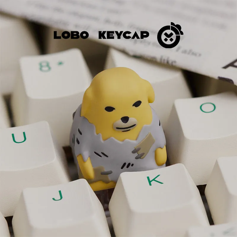 Dipping sauce dog Theme Keycap original Resin Mechanical Keyboard PC Game Keyboard Collection Gift Custom Keycap cute ESC Key