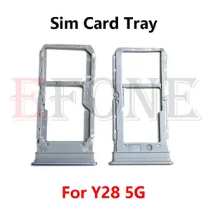 Bilashmart VIVO Y28 Y28S 4G 5G SIM Card Tray Slot Holder Adapter Socket Repair Parts