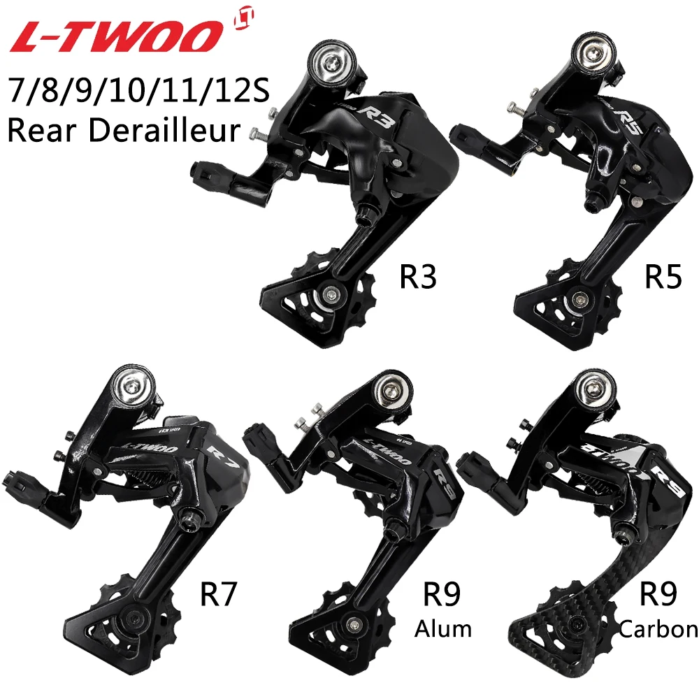 LTWOO R2 R3 R5 R7 R9 RX Rear Derailleur Road Bike 7/8/9/10/11/12 Speed Aluminum/Carbon Fiber Rear Derailleur Bicycle Parts