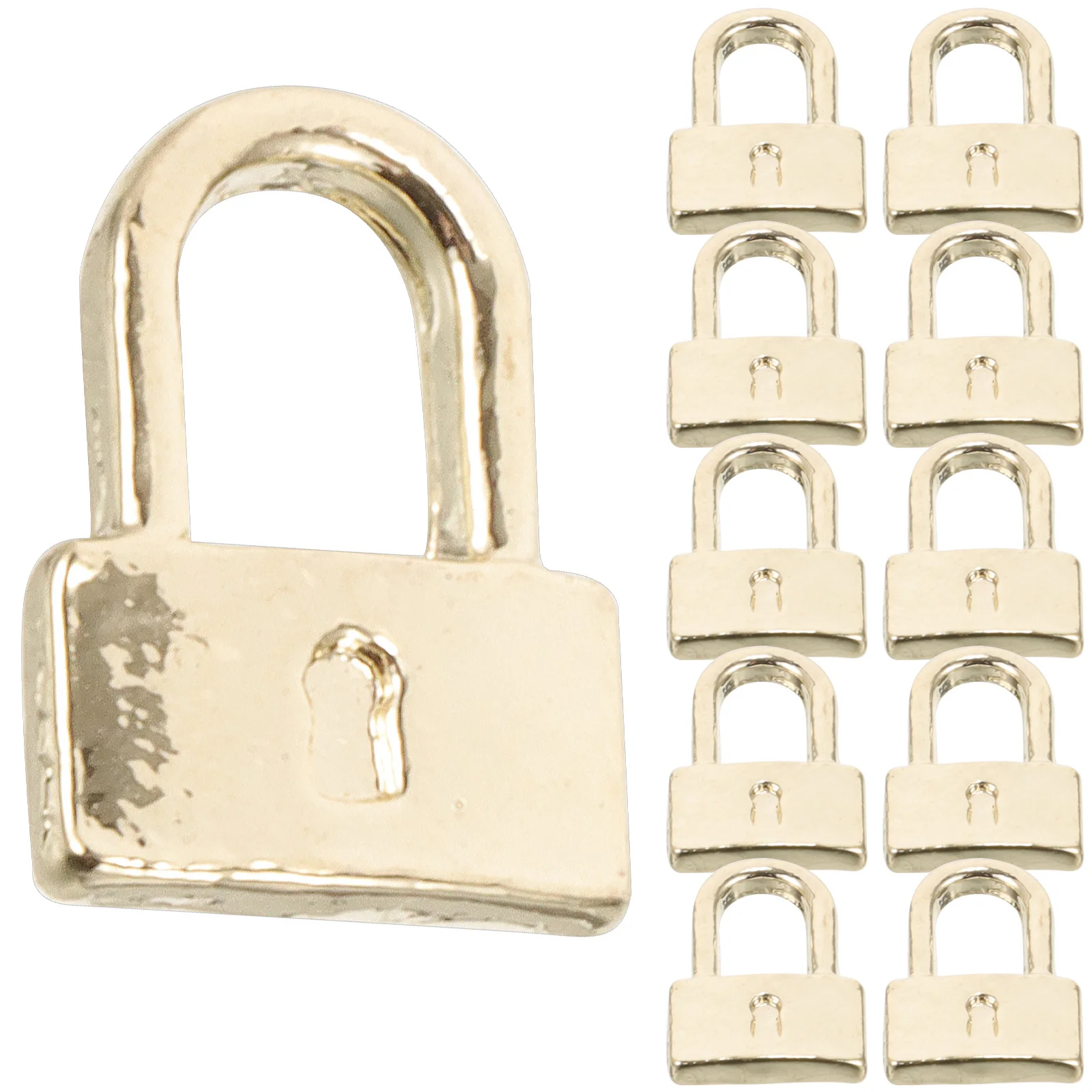 10 قطعة سحر الأظافر الرائعة النساء مسمار الفن الديكور مجموعة أنيقة قفل تصميم مانيكير الزينة لارتداء اليومي خاص #6