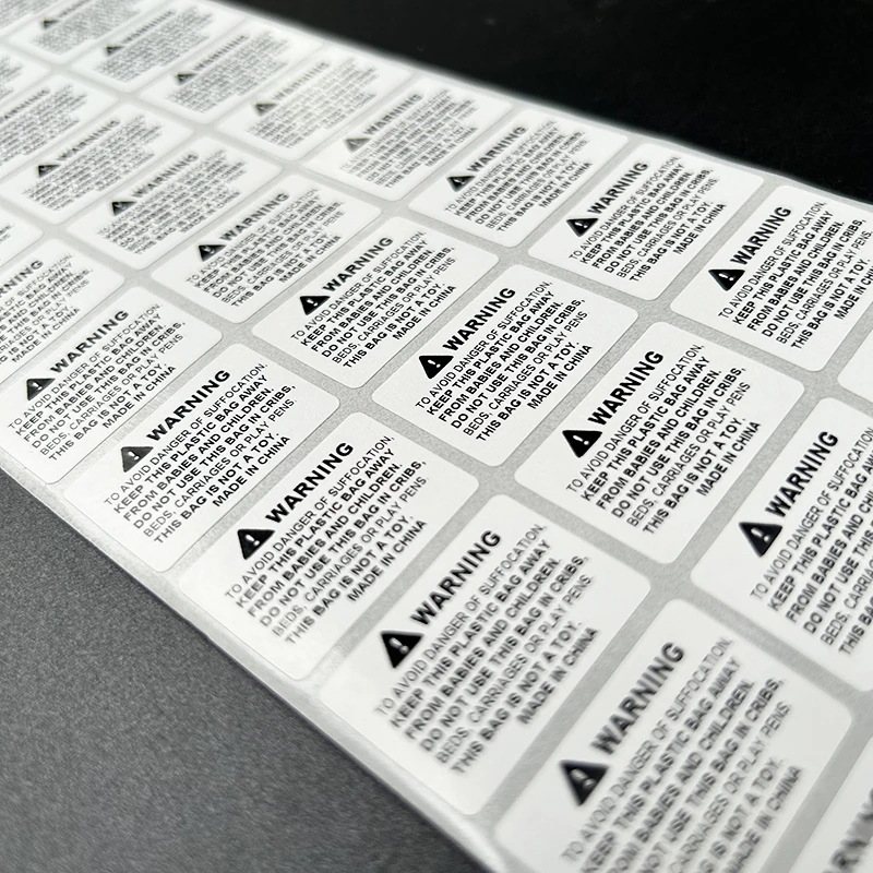 

500 шт., предупреждающие наклейки от удушья, детские наклейки против удушья, наклейки для транспортировки