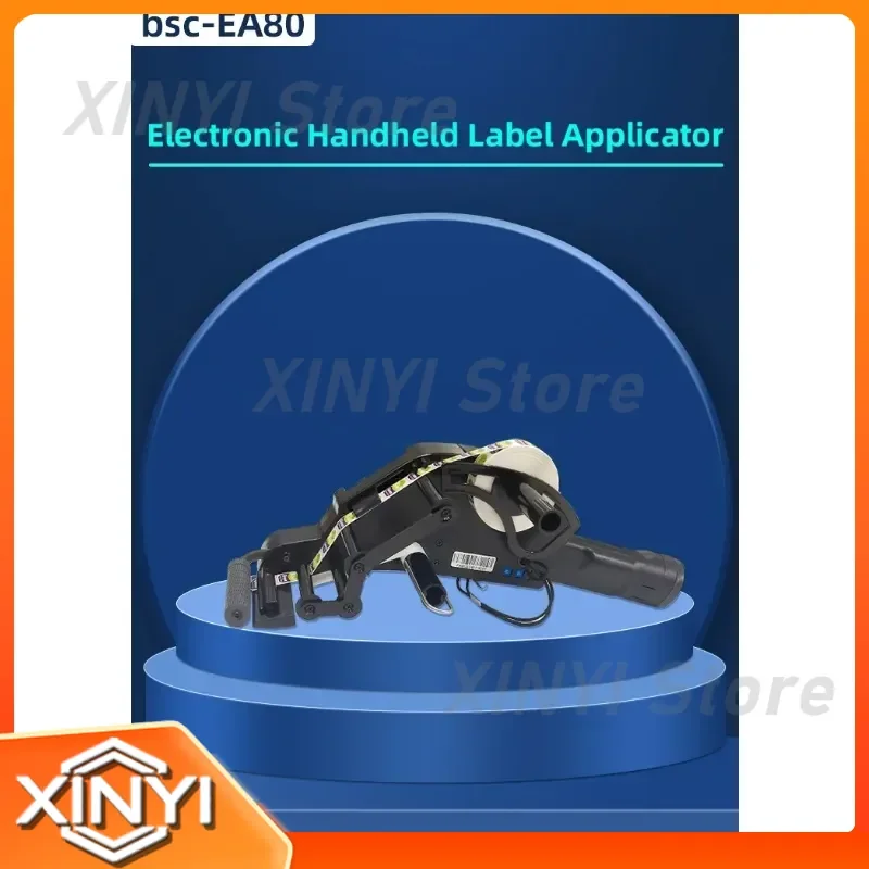 for Bsc-EA80 Electric Label Applicator for 15mm-80mm Width Fruit Stickers Manual Labeling Machine
