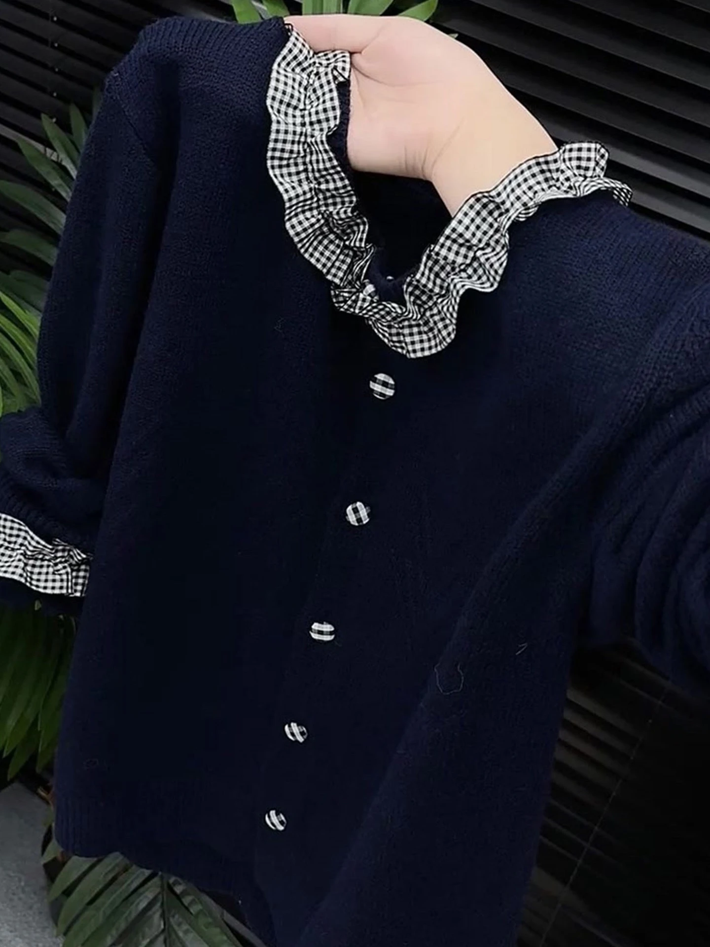 أنيقة الخريف محبوك سترة Camere طويلة Sve اللون Blo Wood ain زر واحد تصميم الشباب Sle تخفيف