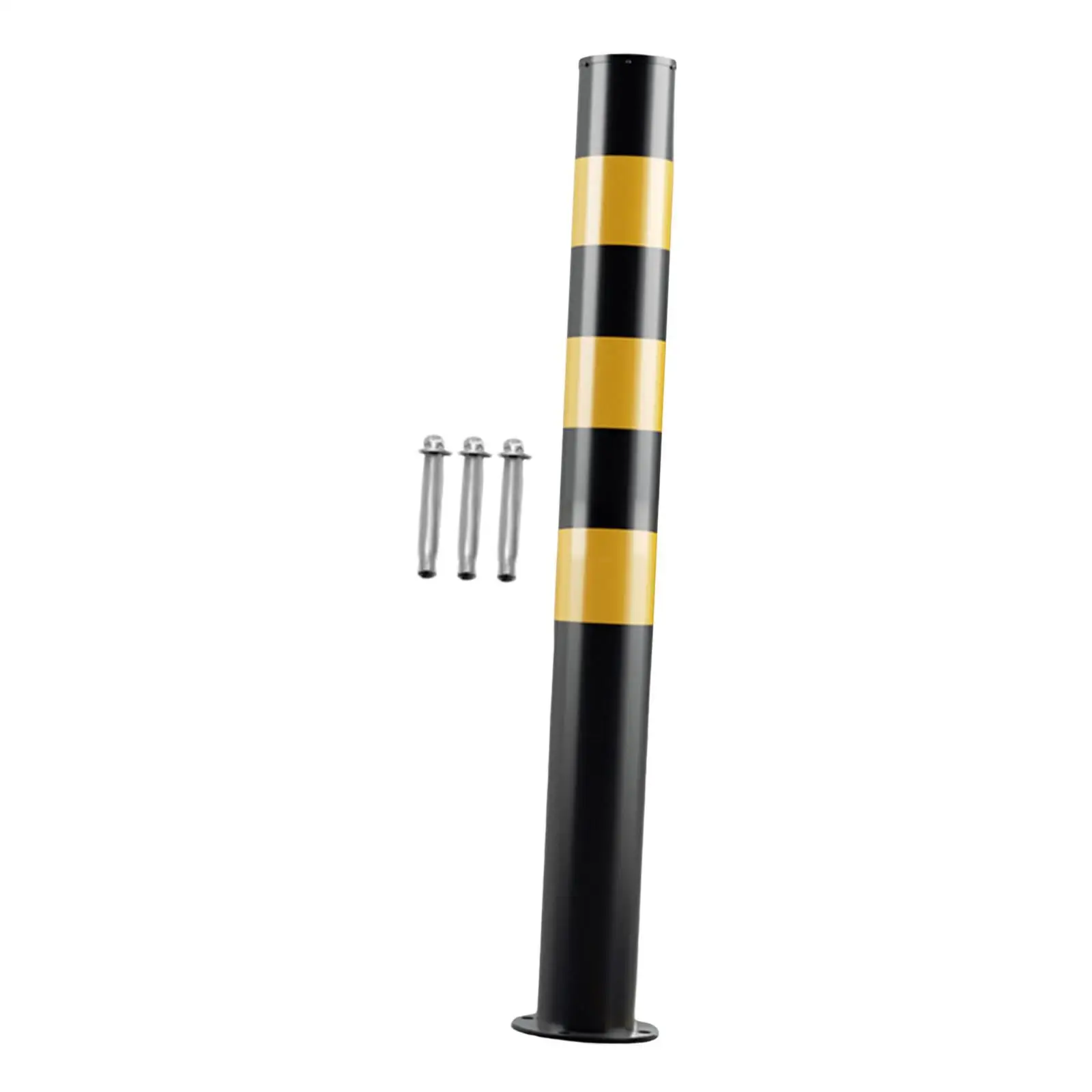 75cm Bollard Accessory Sturdy Black and Yellow Professional Parking Bollard