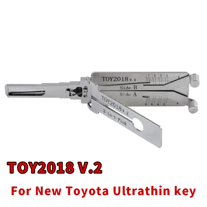 LISHI 2-in-1-Decoder für Volkswagen, Audi, Mercedes-Benz, Skoda, Porsche, Ford, Chevy, Buick, Hyundai, Toyota, BMW Schlosswerkzeug
