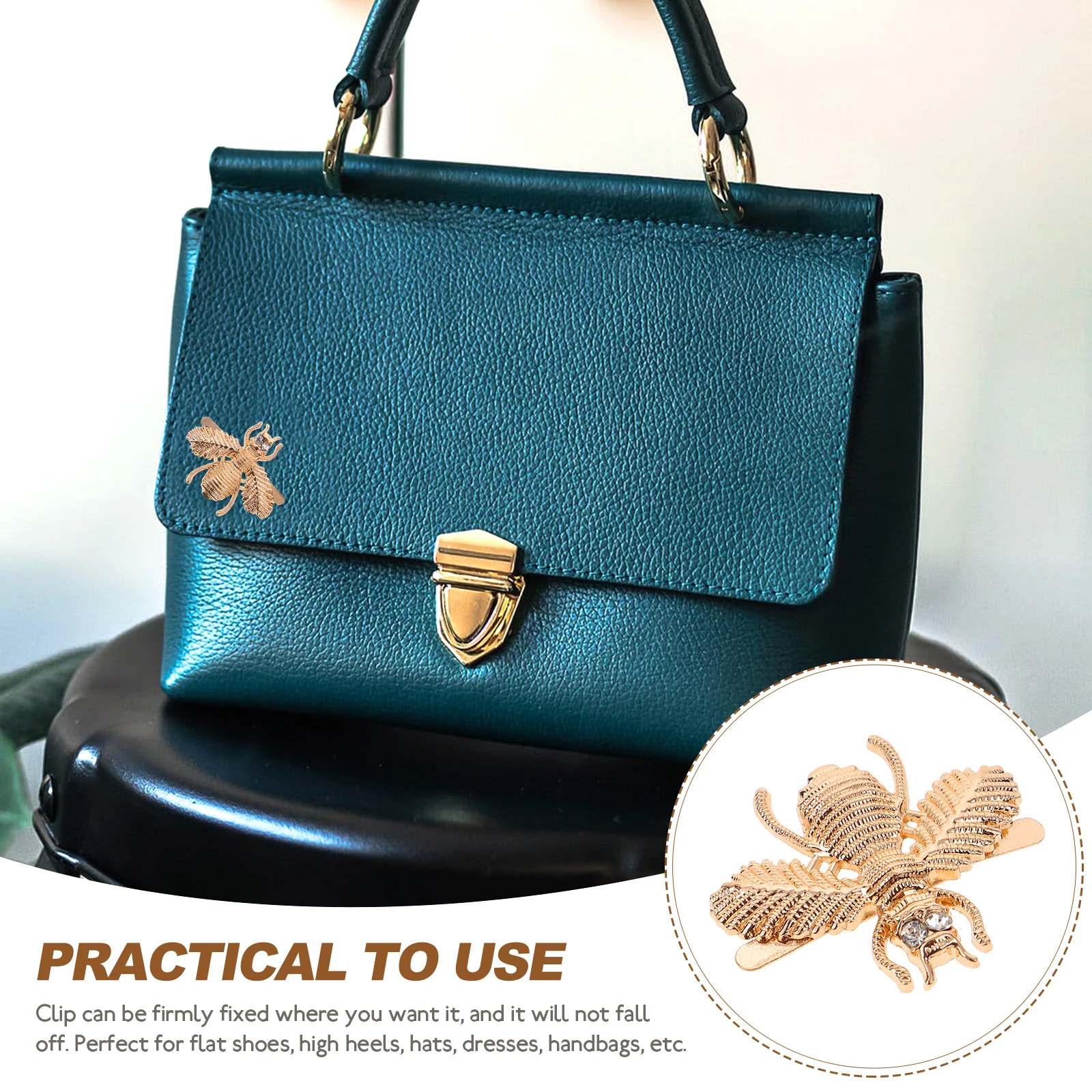 

Bee Shoe Dressing Decoration Girly Cute for Buckle Women Accessories Decorative Clip