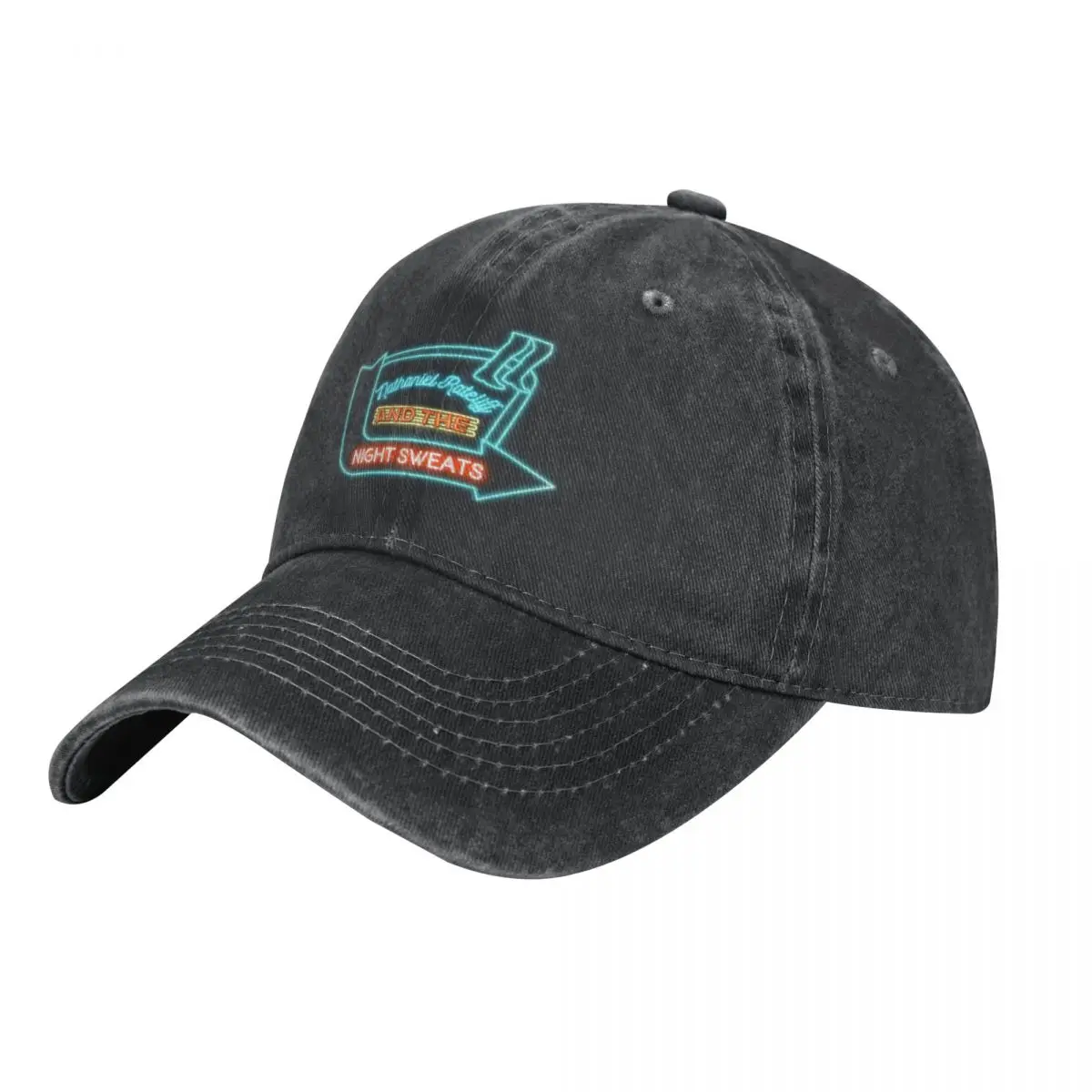 

Nathaniel Rateliff & The Night Sweats-Neon Sign Cowboy Hat Snapback Cap Military Tactical Cap Vintage Rave Women's Beach Men's