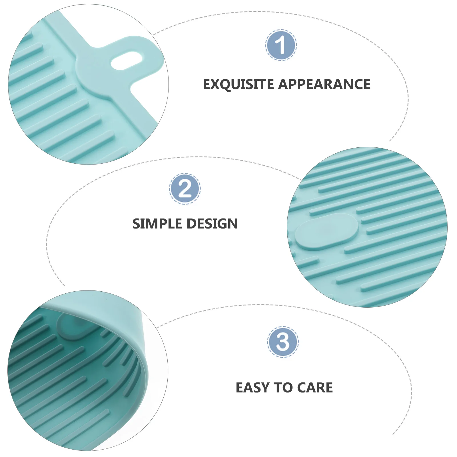 

Silicone Drying for Kitchen Counter Dish Rack Pad Small Silicone Mat Non Slip Draining Pads Easy Clean Heat Resistant