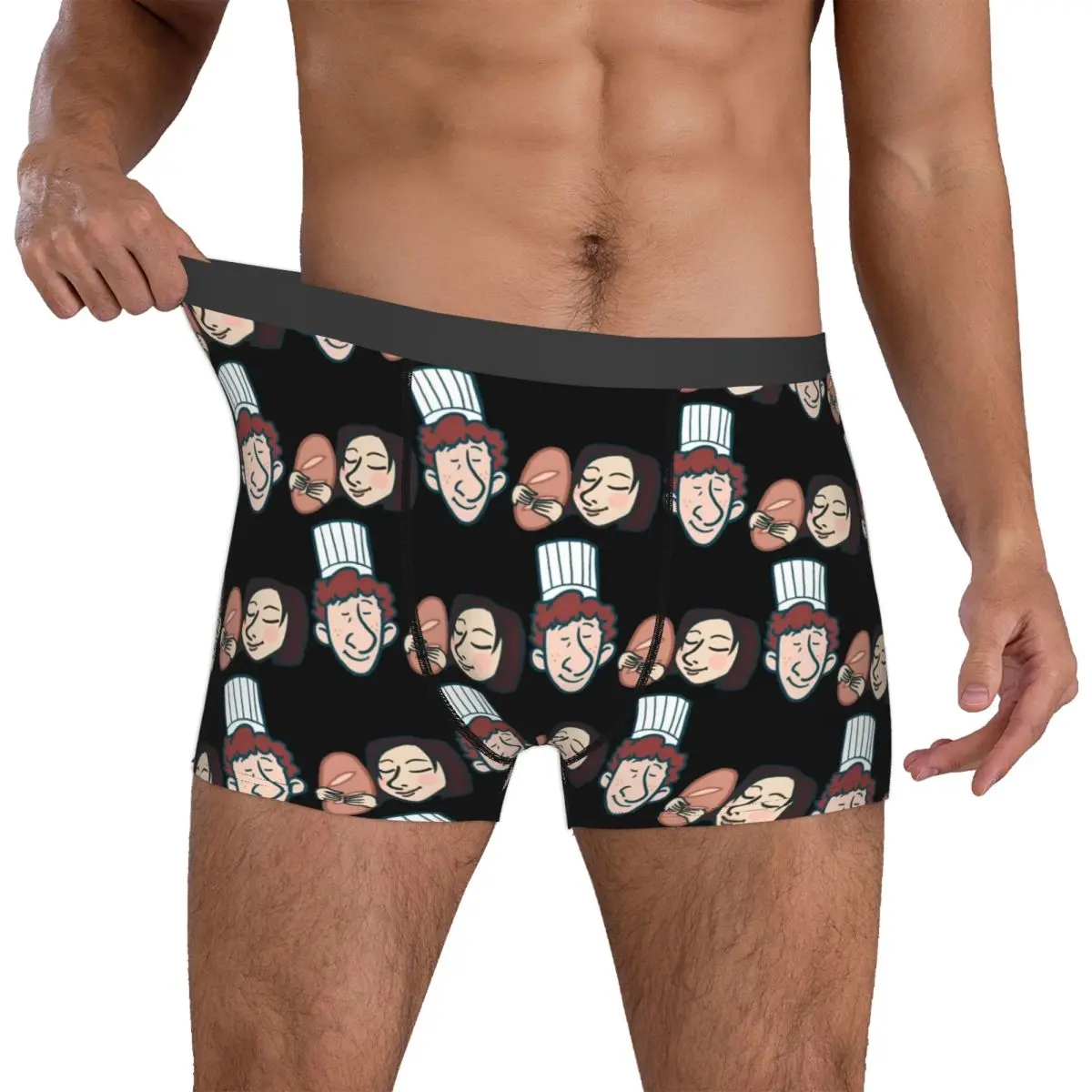 

Мужские боксерские шорты Custom R-Ratatouilles с 3D-принтом Auguste Gusteau Colette, нижнее белье, трусы, мягкие трусы