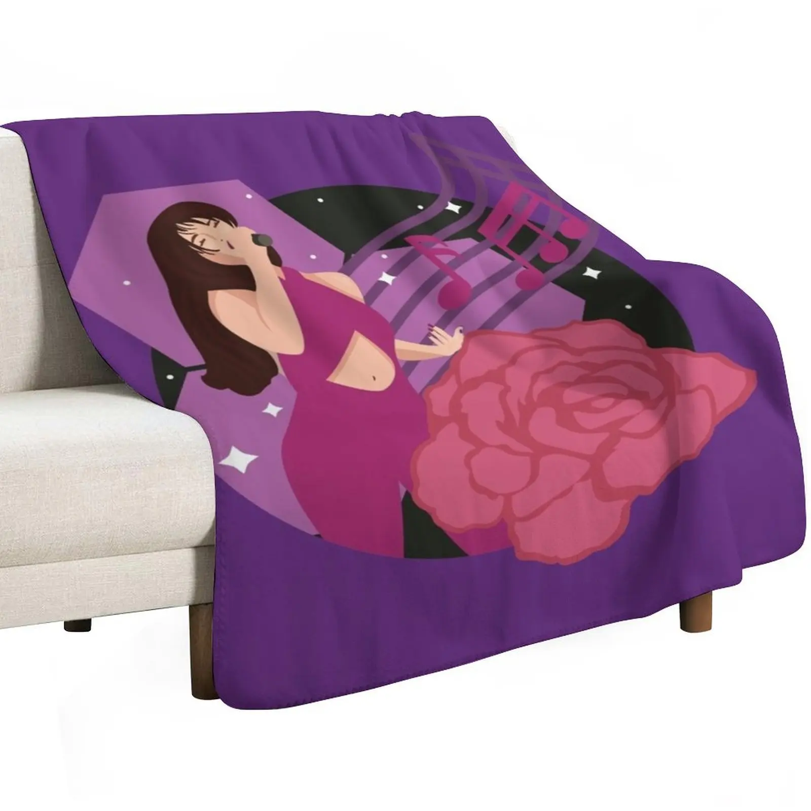 Selena Throw Blanket Bed blankets ands Retros Blankets Sofas Of Decoration Stuffeds Warm Blankets