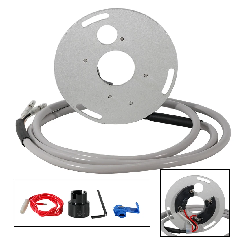 Imagen 4: Bobina Pulsar de recogida de estator de motocicleta para Honda CB750 K0-K6 1970 1971 1972 1973 1974 1975-1976 OEM:30200-300-154