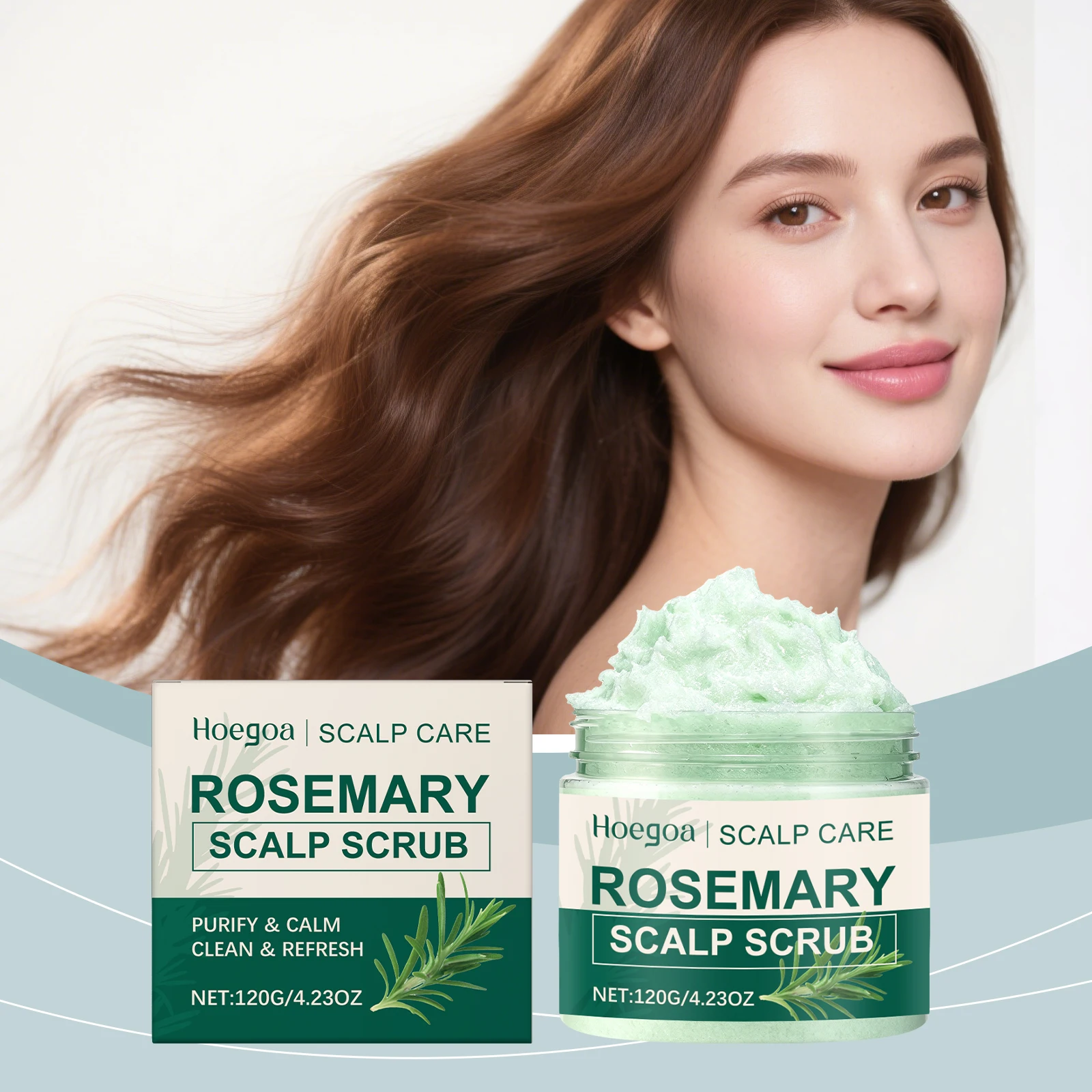 

Refreshing Scalp Scrub - A Gentle Scrub for Exfoliating Scalp Dead Skin Cells and Daily Refreshing Scalp Care