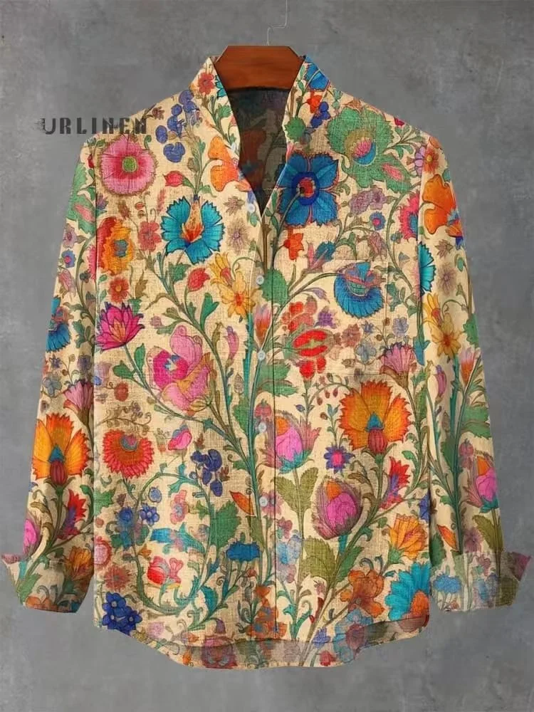 2026 New Men's Hawaiian Shirt, Men's 3D Printed Short-Sleeve Shirt, Beach Vacation Linen Shirt