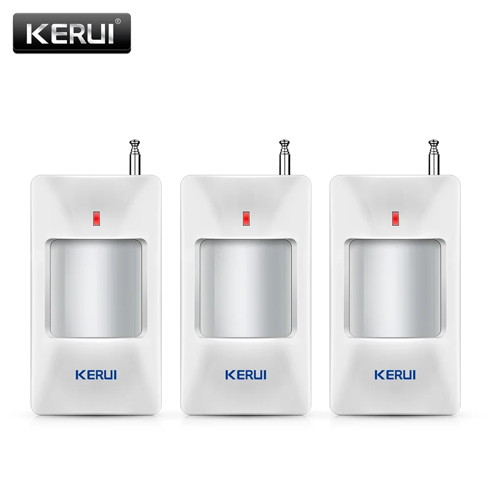 KERUI-무선 지능형 PIR 모션 센서 알람 감지기, 433MHz W18 W20 와이파이 GSM 홈 도난 경보 시스템 보안 