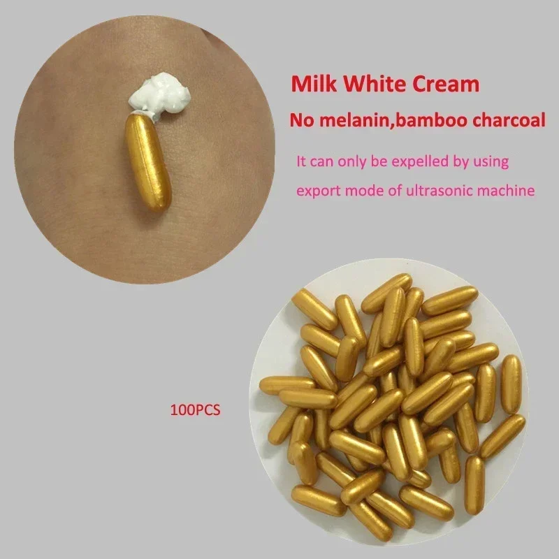 100Pcs Facial Detoxification Capsule Detox For Ultrasonic Beauty Machine Face Melanin,Lead Removal Skin Whitening Moisture Salon - Image 5