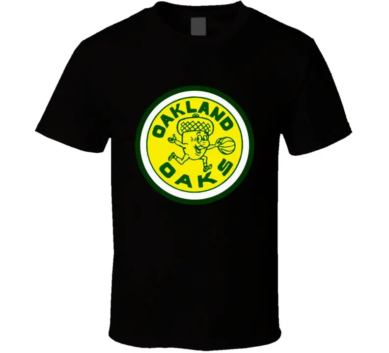 ABA Oakland Oaks Retro Basketball T Shirt