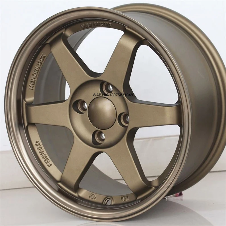 High-end TE37 Lighter Stronger Design Passenger Car Wheel 17 18 19 Inch Sport Forged Wheels Alloy Forge Rims