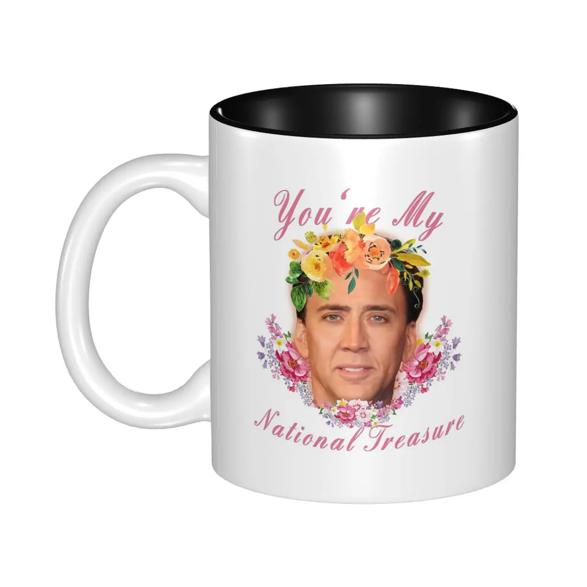 Nicolas Cage You're My National Treasure Nicholas Cage Nick Cage Mug Funny Ceramic Coffee Cups Tea Mugs Milk Cup Drinkware