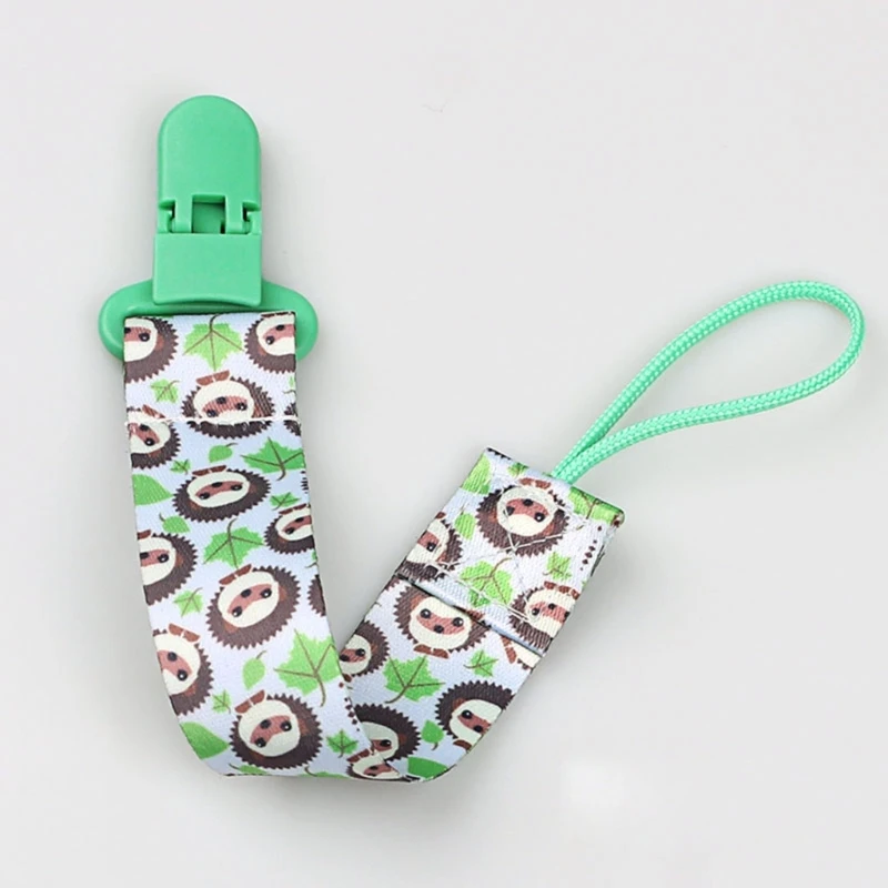 Cartoon Pacifier Holder Chain Clip for Baby Infant Teething Toy Teether Strap Anti-lost Soother Holder Chain