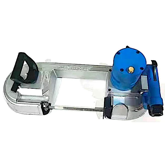 Pneumatic Portable Band Saws Cut steel, stainless steel, Inconel, chrome, Hastellow, aluminum, copper, iron, Fiberglass, plastic