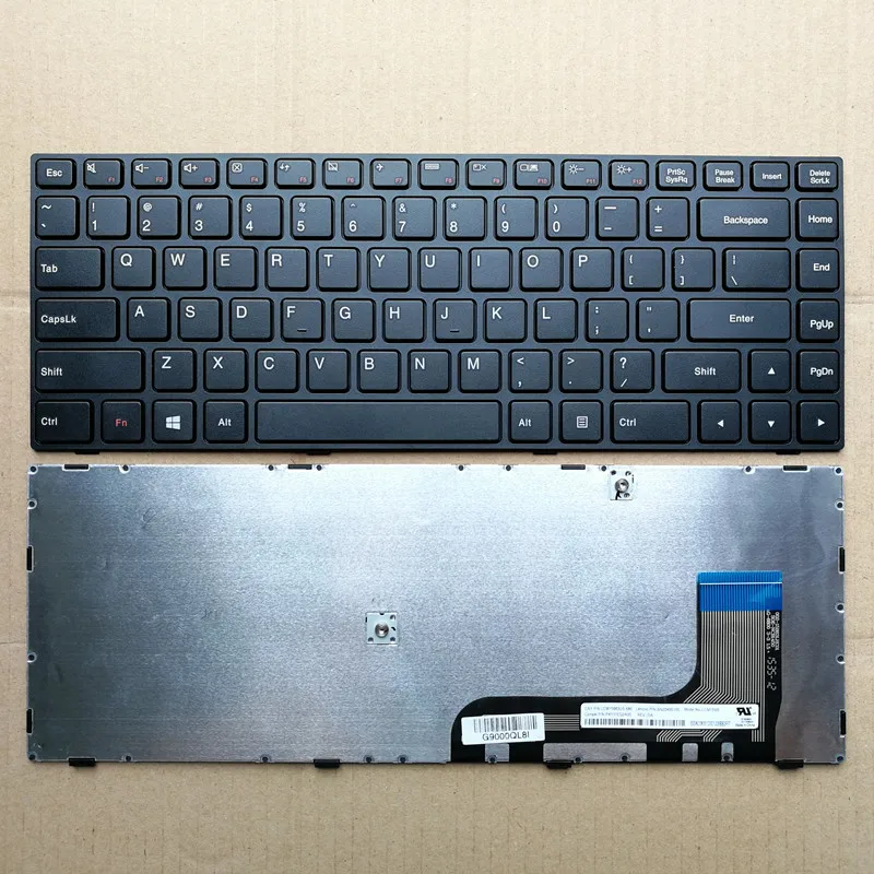 

Новая клавиатура для ноутбука Lenovo IdeaPad 100-14IBY, США, английская, черная