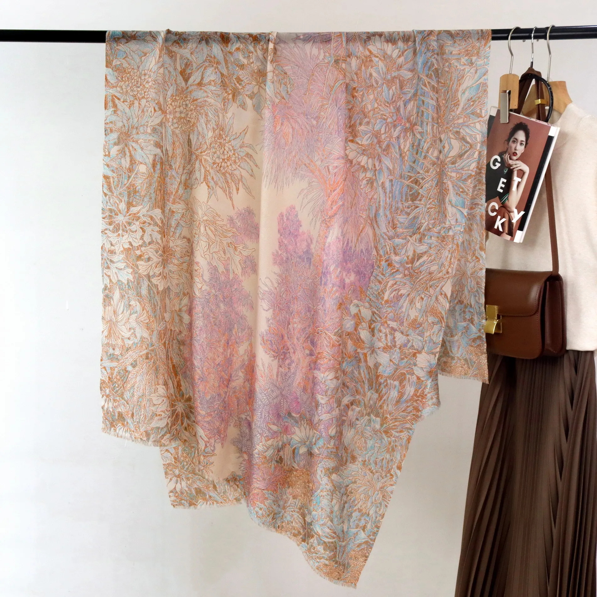 

Winter Big Scarf For Women Luxury Cashmere Scarves Pashmina Shawl Winter Foulard Hiver Femme Cachemire 200 100cm