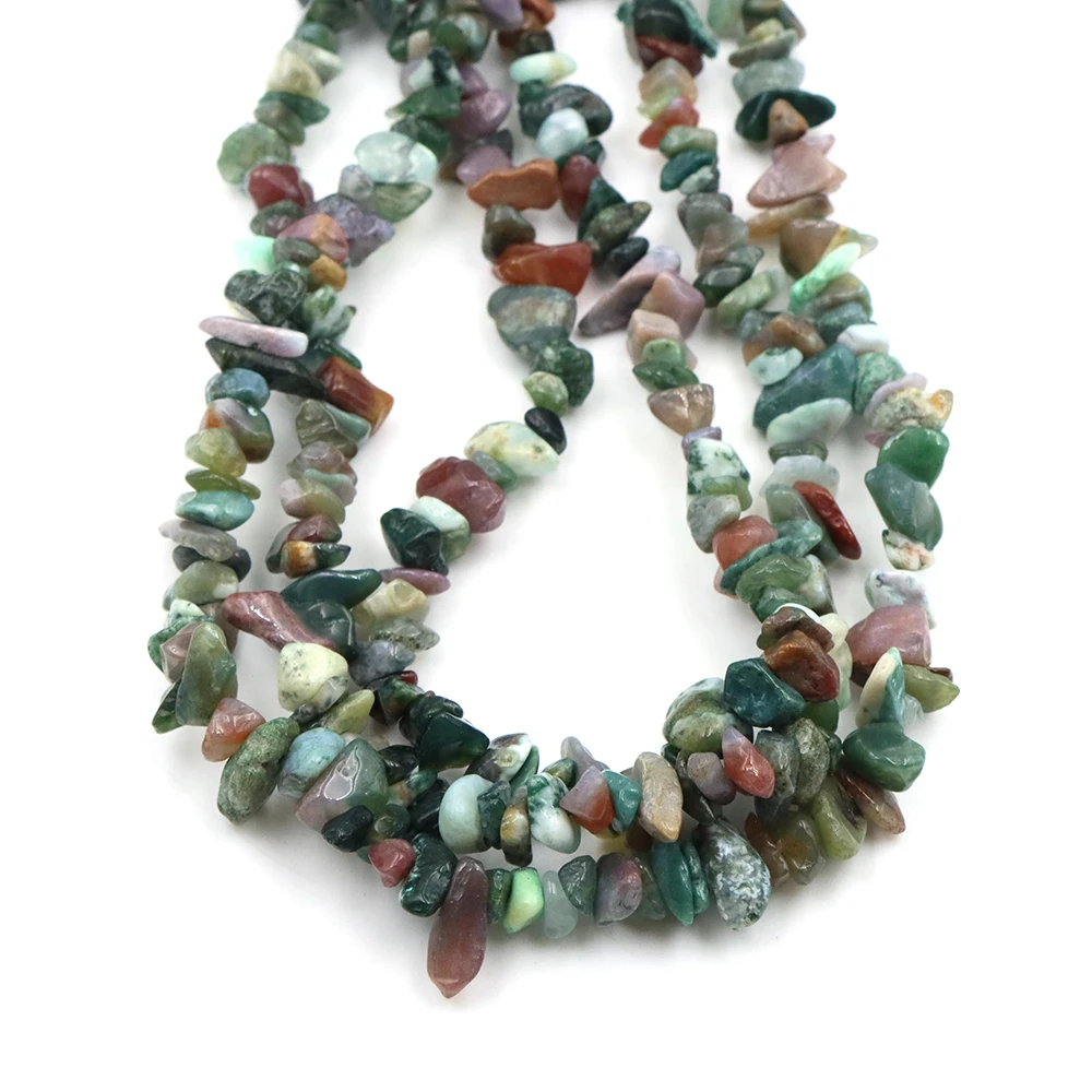 Natural Stone India Agate Crystal Beads Freeform Chips Gravel Party Gifts DIY Crafts Necklace Bracelet Jewelry Making Wholesale