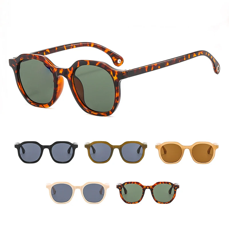 

High Quality Polarized Men Sunglasses 2025 Fashion Vintage Eyeglasses For Women Leopard Print Classic Style Sunglasses