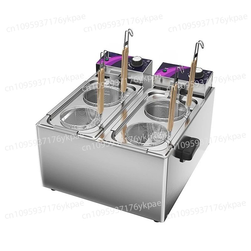 

Noodle Cooking Stove Commercial Four-head Noodle Boiling Soup Powder Electric Heating Noodle Cooking Machine Convenience Store