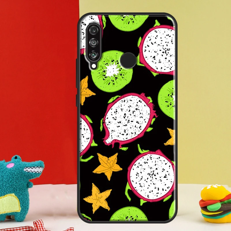 Tropical Summer Fruit Lemon For Huawei P30 Pro P60 P50 P20 P40 P Smart Nova 9 5T Honor Magic 5 Lite X8 X9 a 50 70 Case