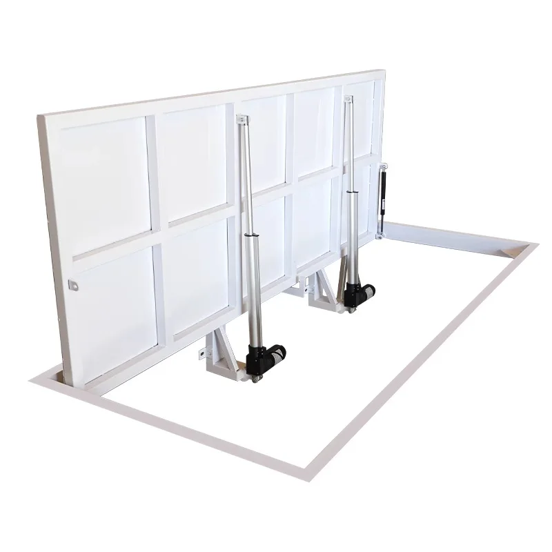 Basement Electric Invisible Door Electric Upper Flip Door Staircase Cover Hidden Door