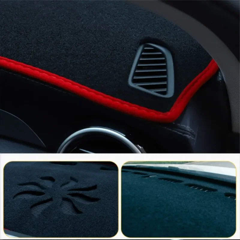 For Mitsubishi Lancer 2008-2016 Car Dashboard Mat Pad Instrument Platform Desk Cover Carpets Slip Sunshade Dashmat Accessories