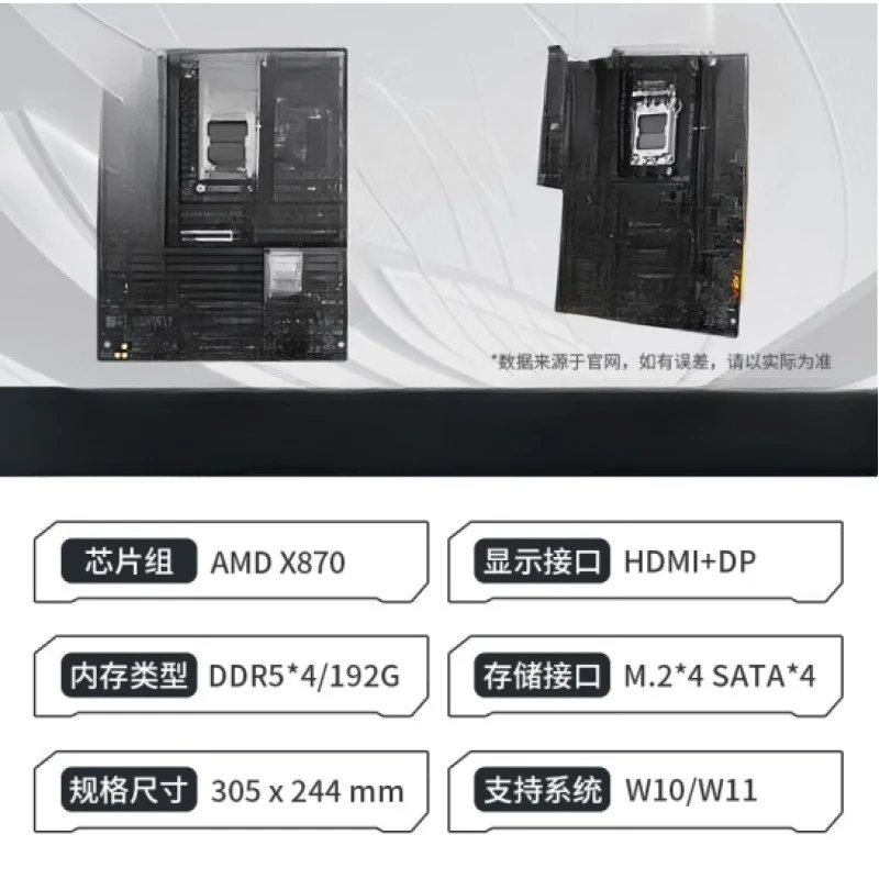 X870-PLUS WIFI computer main board supports AMD9 series processor