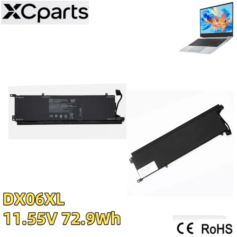 

Новый аккумулятор для ноутбука DX06XL 11,55 В 72,9 Втч для HP Omen X 2S 15-dg0000nc dg0003nc dg0010nr DG0017TX dg0018TX HSTNN-DB9B L32749-005
