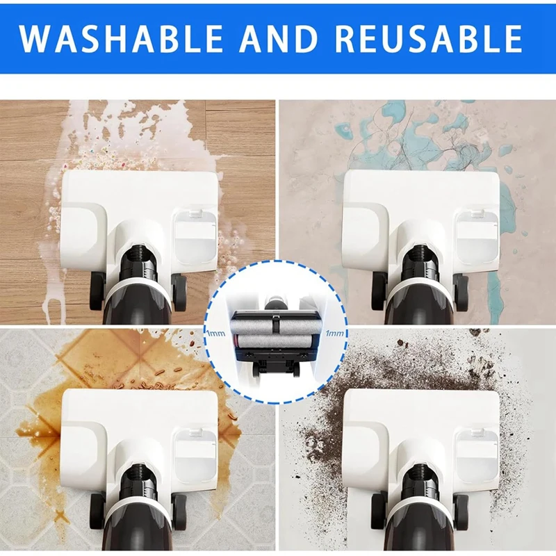 YCOC-щетка и фильтр Hepa для комбинированного пылесоса Roborock Dyad Pro/Dyad Pro, запасные части для влажной и сухой уборки